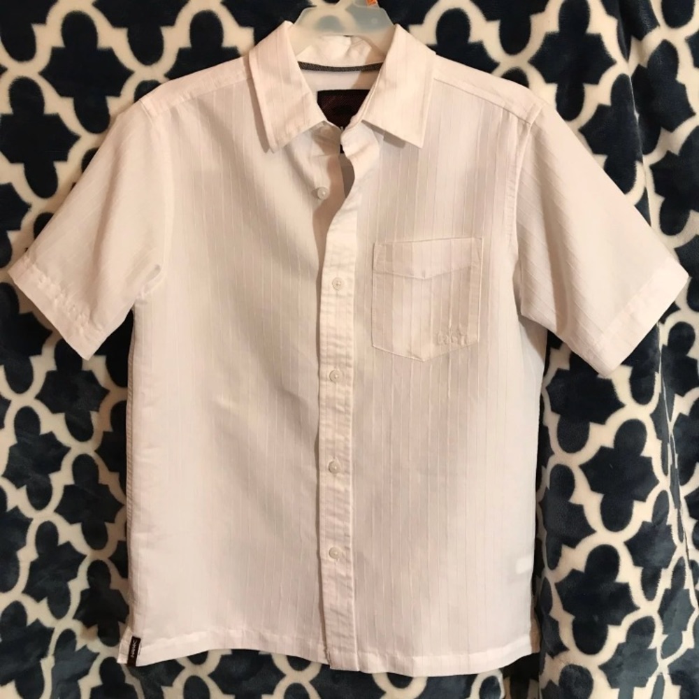 Tony Hawk white button down youth small